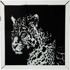 Picture Frame Mirror Leopard